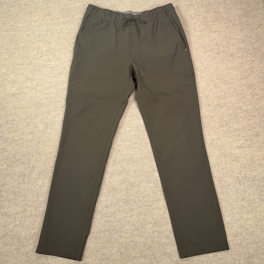 Vuori Meta Joggers Mens Medium Dark Green Performance Drawsting Stretch V463